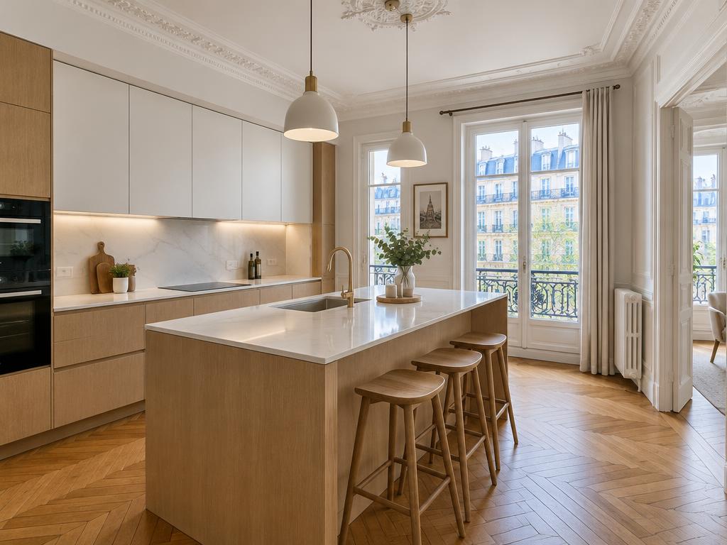 Appartement cuisine équipée neuve